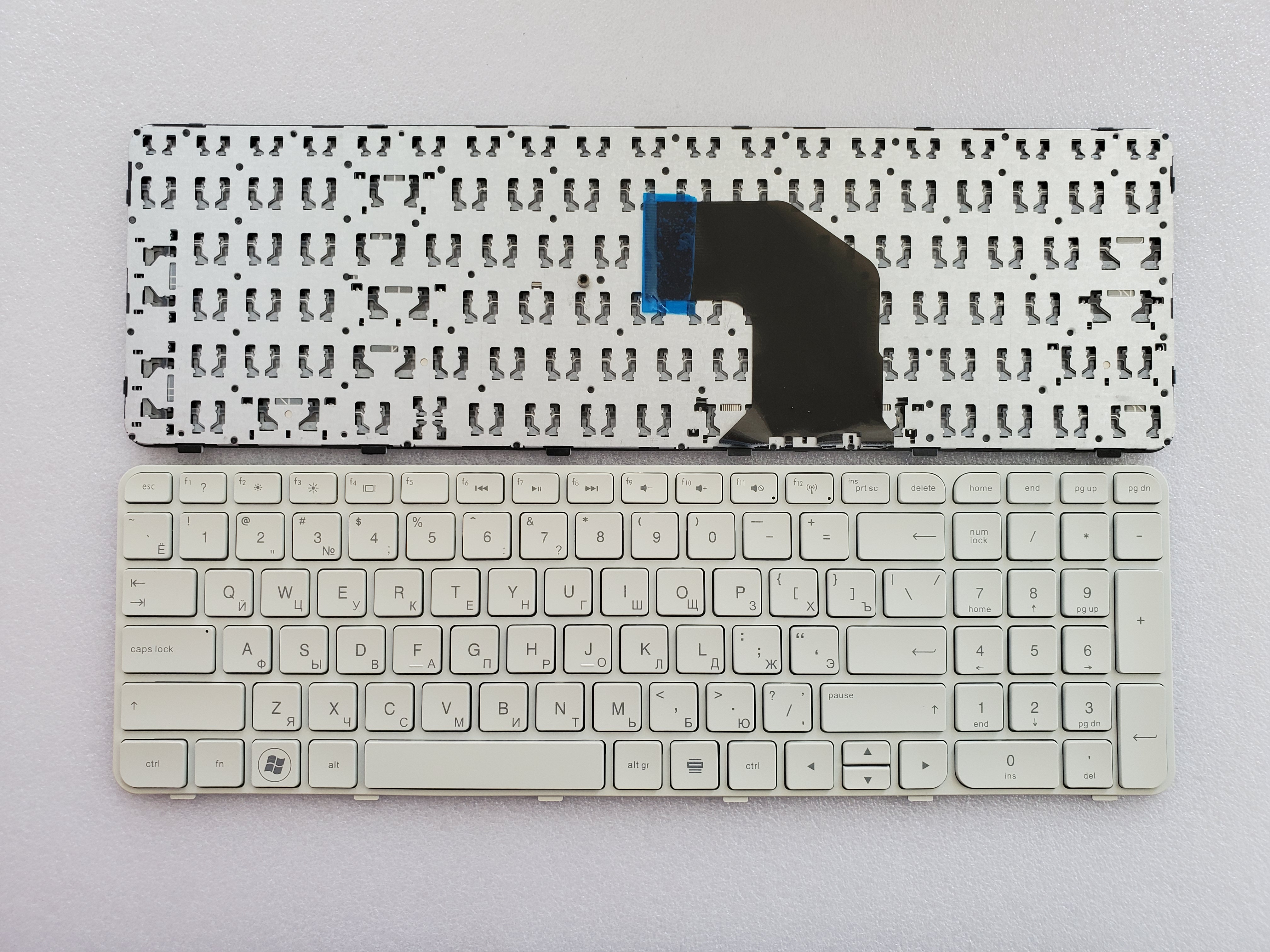 Picture of New Replacement Laptop Keyboard For HP G6-2000 WHITE FRAME BLACK (OEM) RU Layout